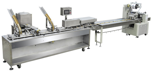 順德福川機械 餅干夾心機自動連接包裝機_食品機械欄目